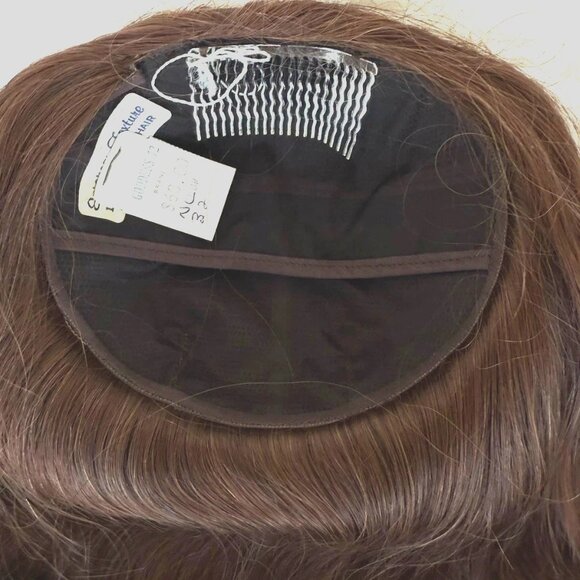 Vintage 100% Human Hair Fall from the 1970's -#32 Med Dark Brown  NEW with tags - Picture 2 of 10